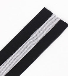 40mm-black-gray-elastic-stretch-ribbon-tape