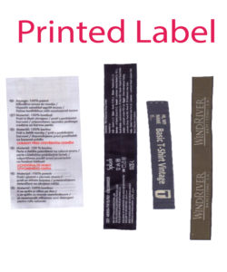 printed label 4